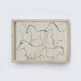 Vintage Horse Sketch A272